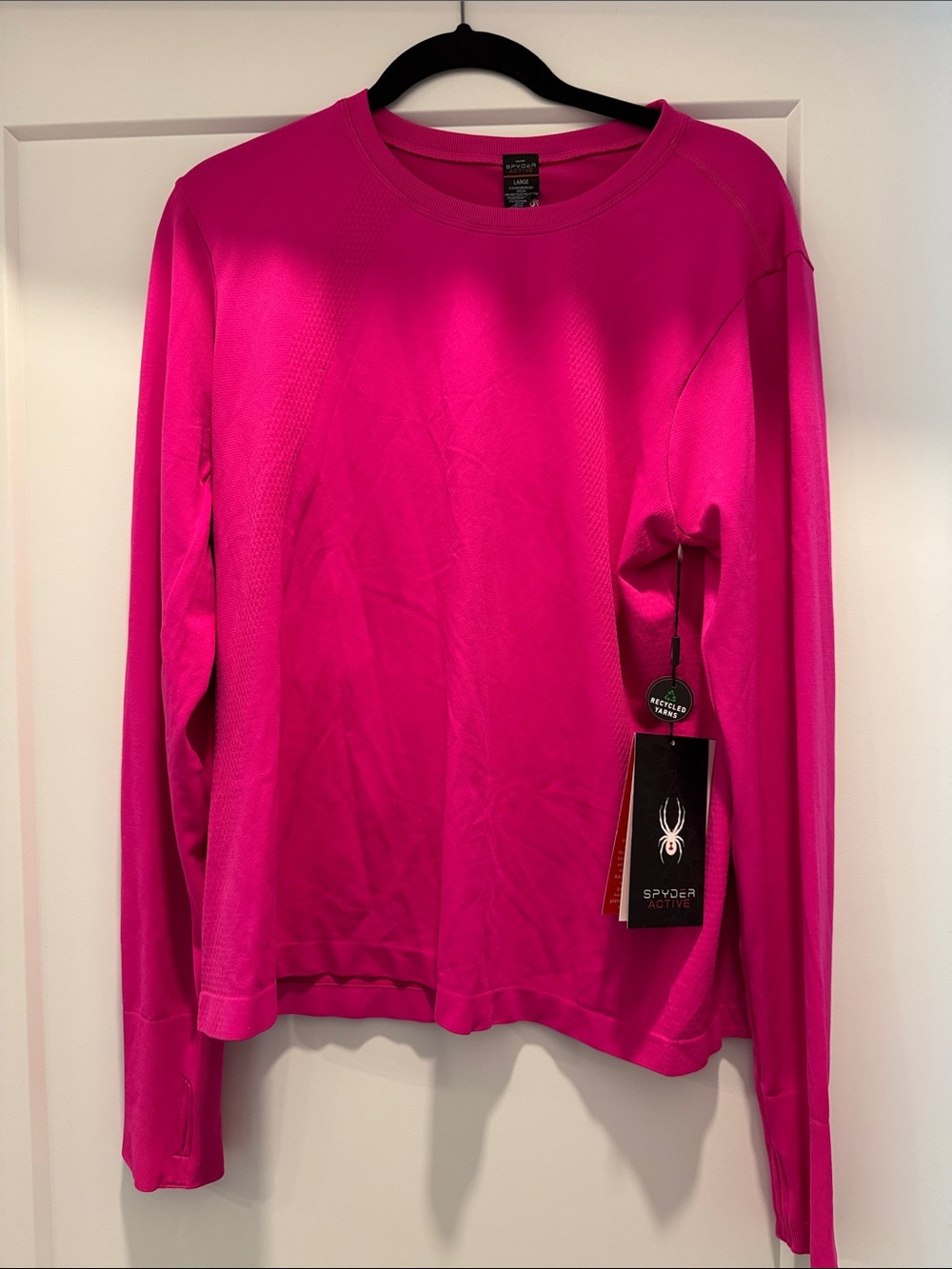 NWT- Spyder Women's Long-Sleeve Top - Pink